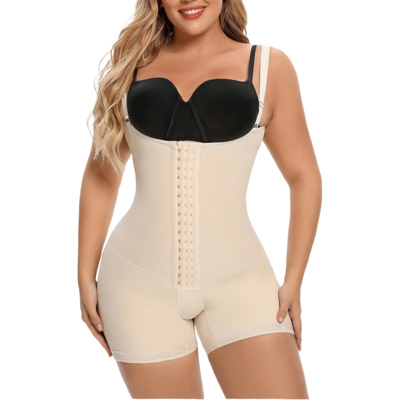 Cross-border Europe and the United States 4-breasted body-shaping jumpsuit postpartum abdomen waist-fitting body-shaping pants underwear factory