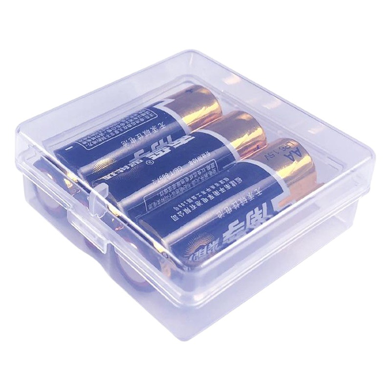 Transparent PP plastic packaging box square covered fishing line fish hook earrings jewelry electronic components hardware accessories storage