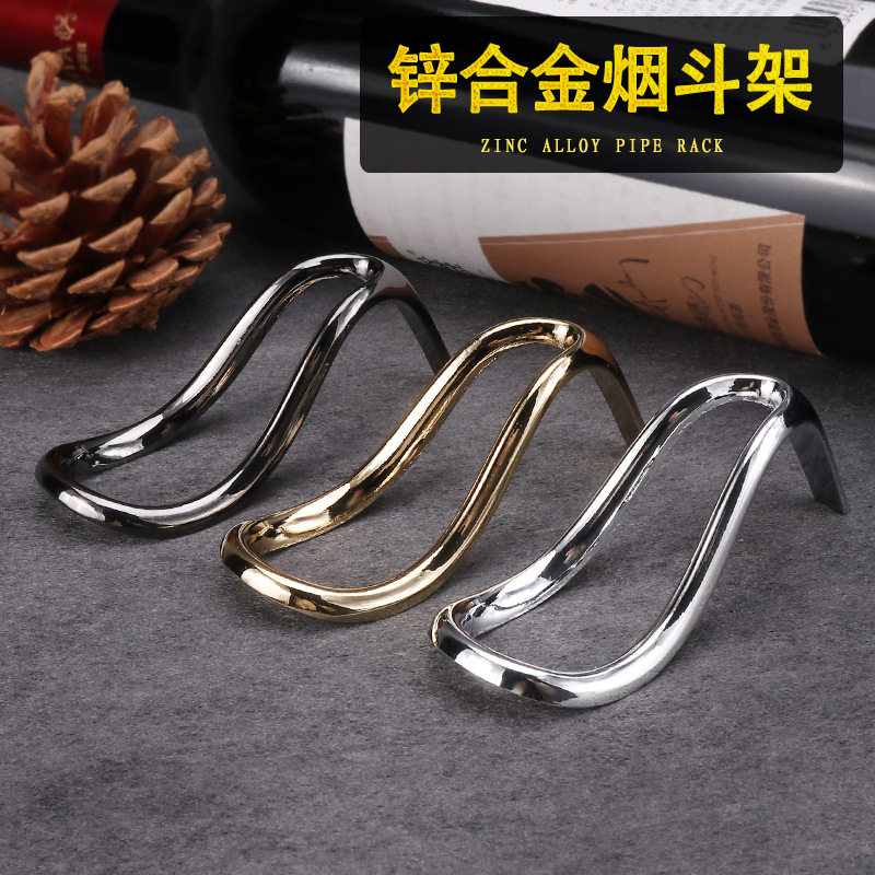 New Stainless Steel Bucket Rack Smoking Set Accessories Alloy Metal Crafts Creative High Heel Rack Smoke Holder