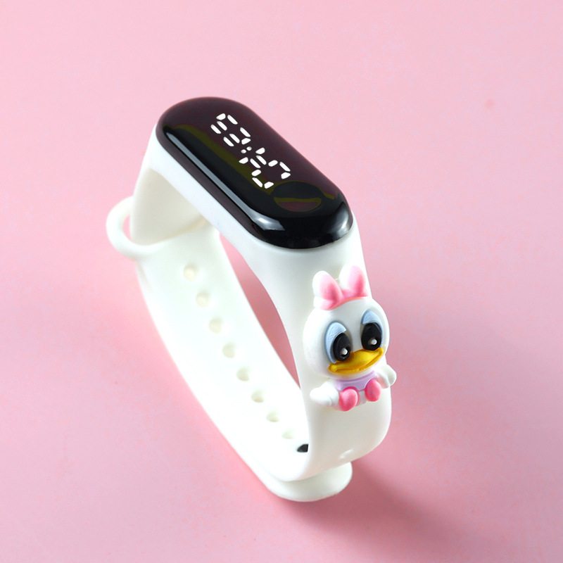 Picture of Live Hot Selling Primary School Students' Anime Bracelet LED Sticker Doll Electronic Watch Boys and Girls Waterproof Touch Watch