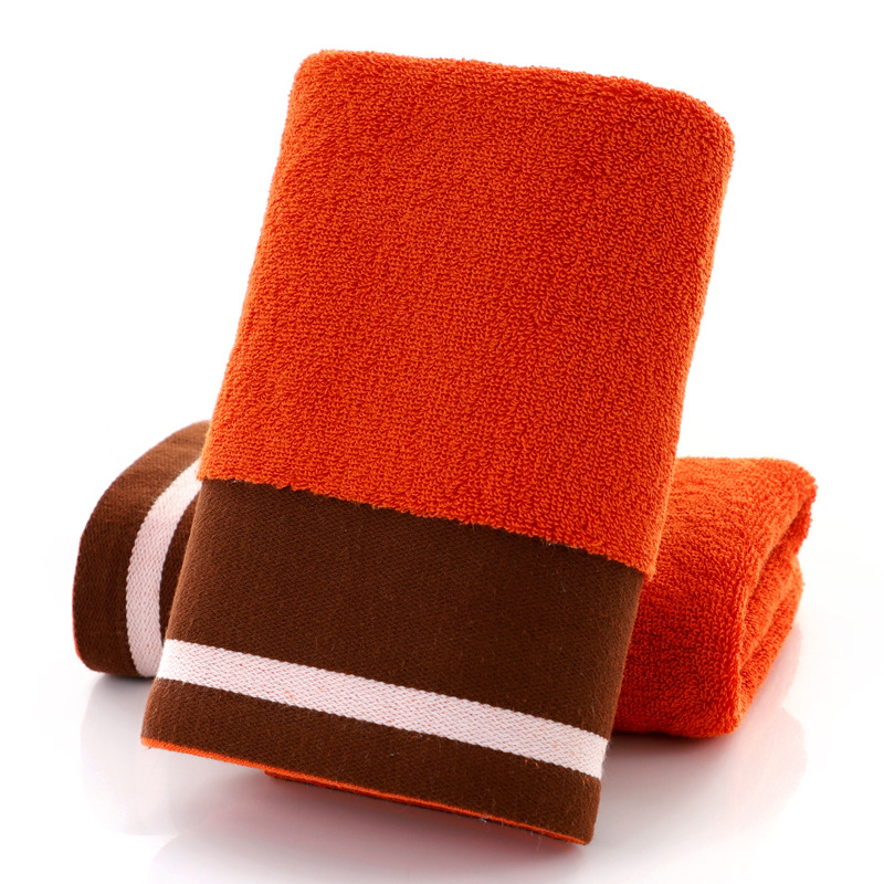 Picture of Towel factory wholesale household thickened cotton face towel checkered cotton towel gift embroidered logo