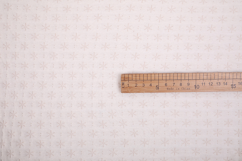 Picture of 40S color cotton jacquard air layer color cotton quilted knitted fabric spring and autumn sleeping bag underwear baby quilt fabric