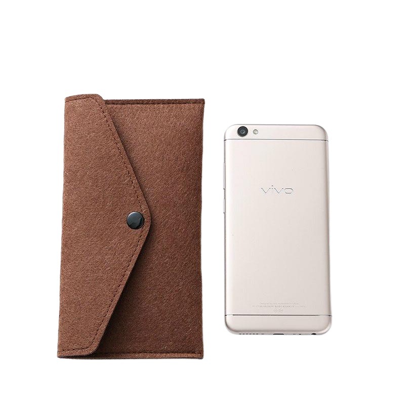 Felt Mobile Phone Bag Mobile Phone Case Packaging Bag Felt Fleece Mobile Phone Bag Advertising Gift Felt Envelope Bag