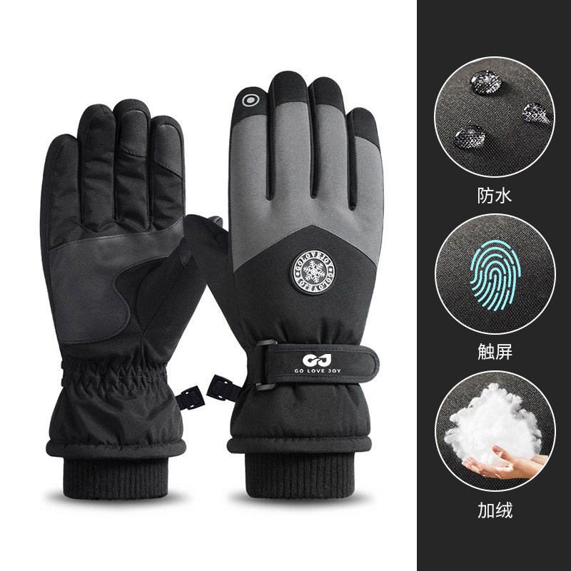 Picture of 2025 Winter Skiing Cycling Women's Anti-Slip Waterproof Warmth Touch Screen Motorcycle Men's Cross-Border Wholesale