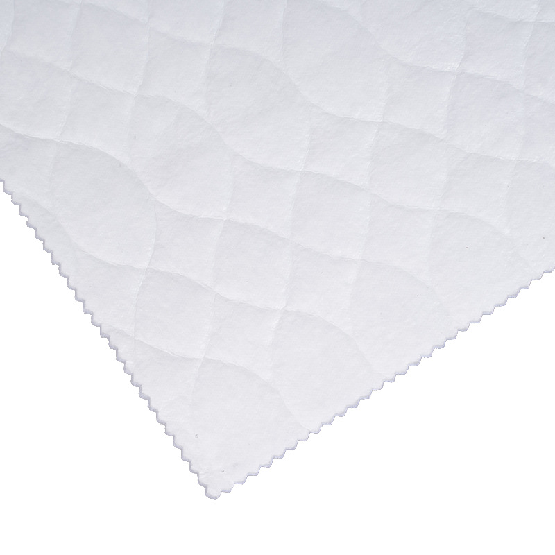 Picture of Baby Household Diaper Pad Fabric Manufacturer White Dense Velvet Composite Tpu Waterproof Membrane Absorbent Leak-Proof Fabric