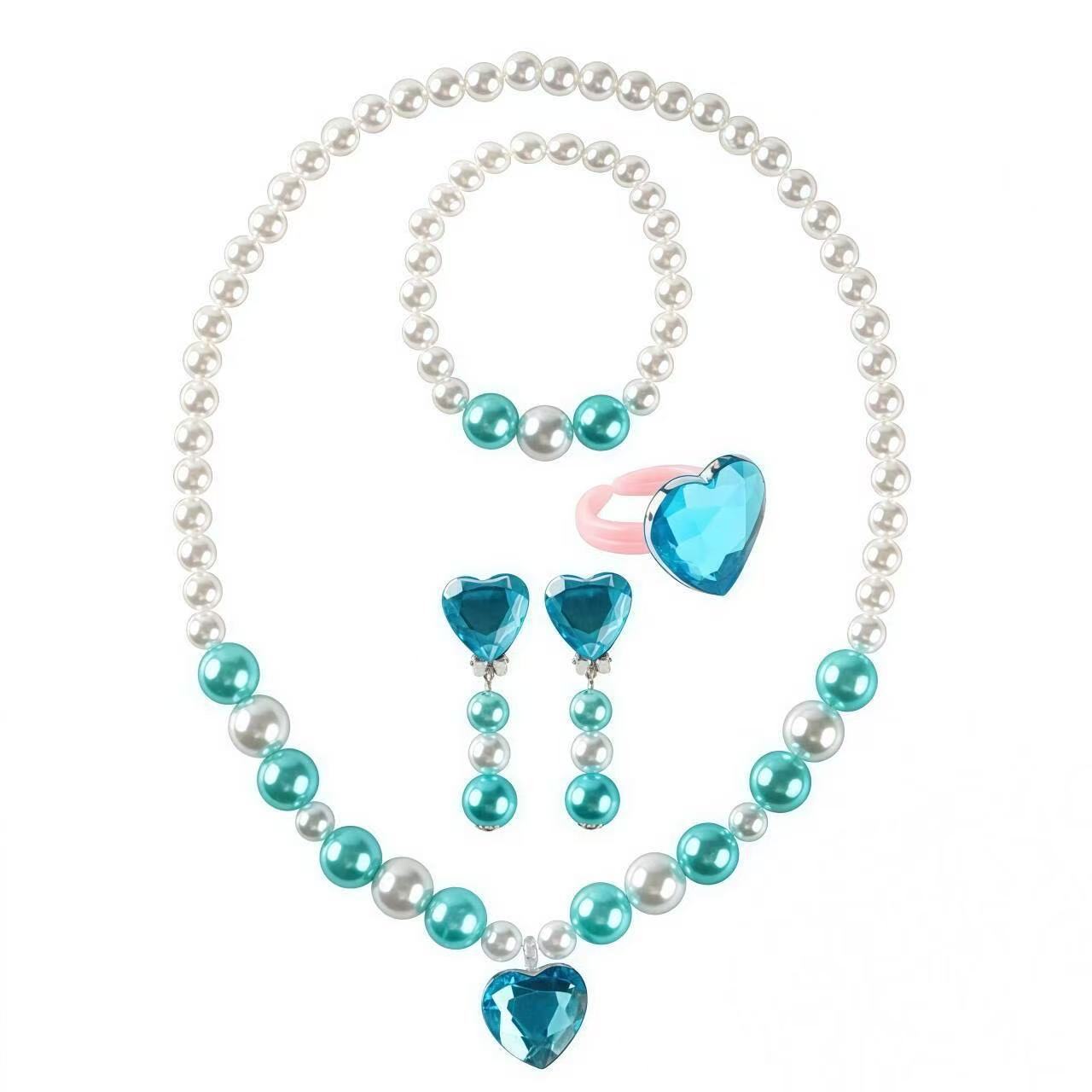 Picture of Amazon New Kidsren's Necklace Unicorn Bead Set DIY Kidsren's Jewelry Girls Ring Necklace Wholesale