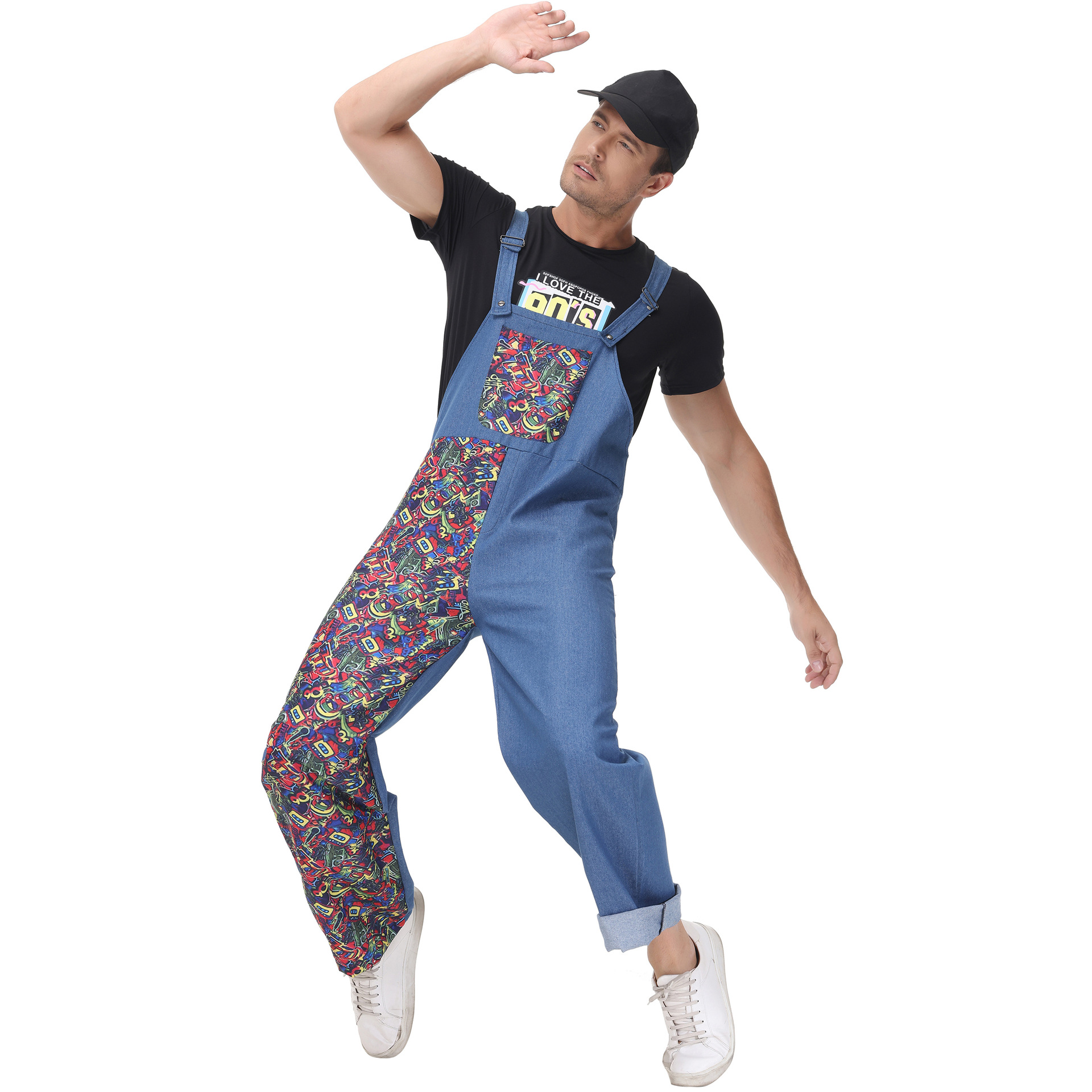Picture of M-XL 70 s Retro Costume Dance Hip Couple Costume Disco Stage Performance Costume Halloween Costume
