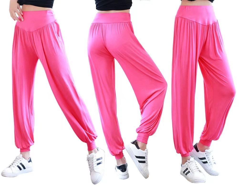Picture of Casual Dance Pants Women's Loose Radish Bloomers Body Practice Clothes Modern Square Dance Modal Practice Pants