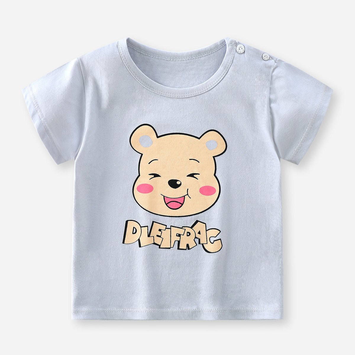 Picture of Children's Short-sleeved T-shirt Cotton New Children's Summer Baby Clothes Boys' Thin Girls' Top Summer Children's Clothing
