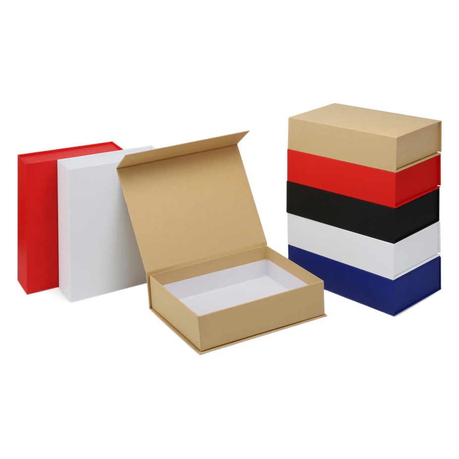 Book Flip Type Gift Box Spot Cardboard Gift Box Zongzi Moon Cake Box Wine Box Packaging Box Magnetic Buckle