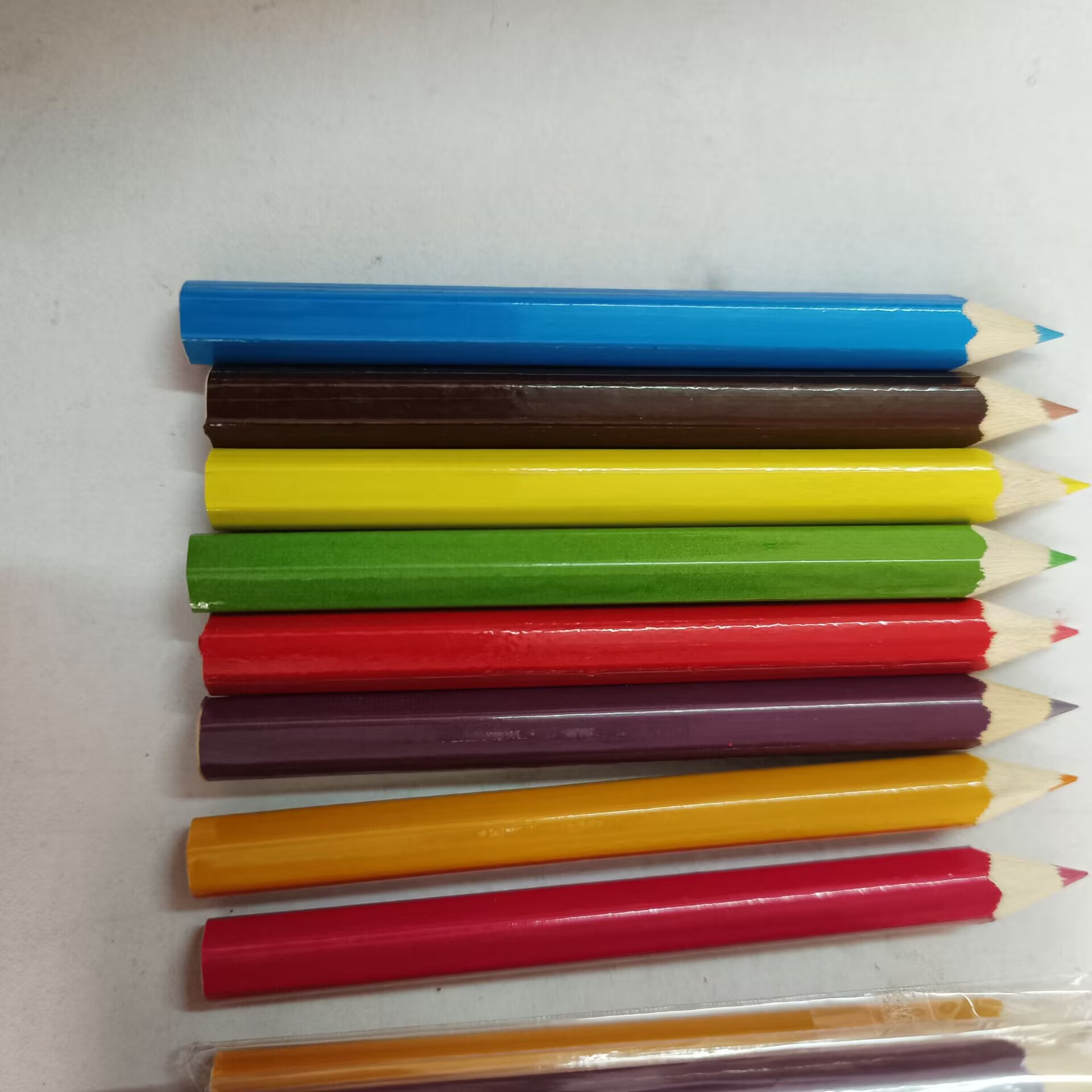 Pencil Stationery Short Colorfuled Lead 8 Colorfuls Colorfuled Pencil Paint Environmentally Friendly Pencil Primary School Student Pencil Painting Colorful