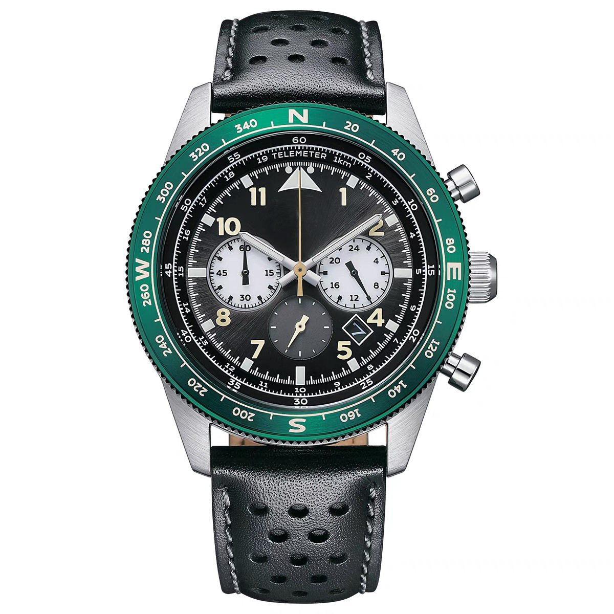 Cross-Border Men's Quartz Watch Multi-Function Chronograph 6-Pin Watch Chronograph Waterproof No. 16