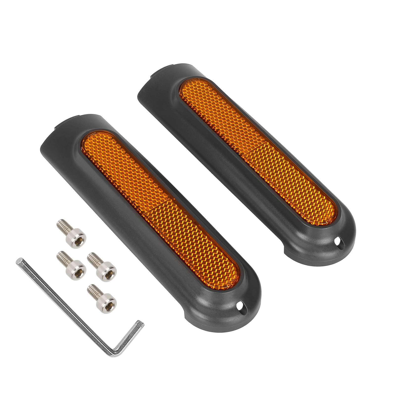 4Pro Electric Scooter Accessories Original Decorative Cover with Screw Tool Warning Reflective Strip Blocking Side Cover