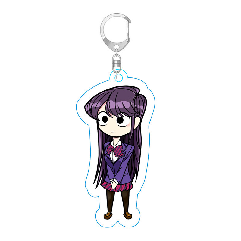 Picture of Ancient students have communication disorders animation surrounding only wild people key chain acrylic key chain hanging