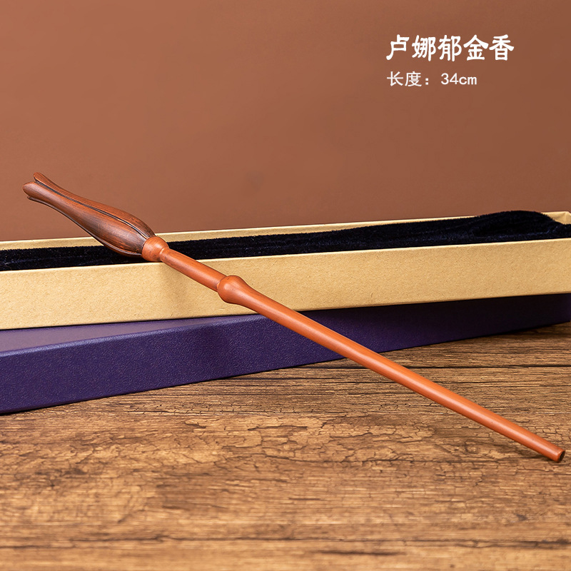 Picture of Harry Magic Wand Hermione Magic Wand Dumbledore cos Props Halloween Metal Core in stock Bare Wand