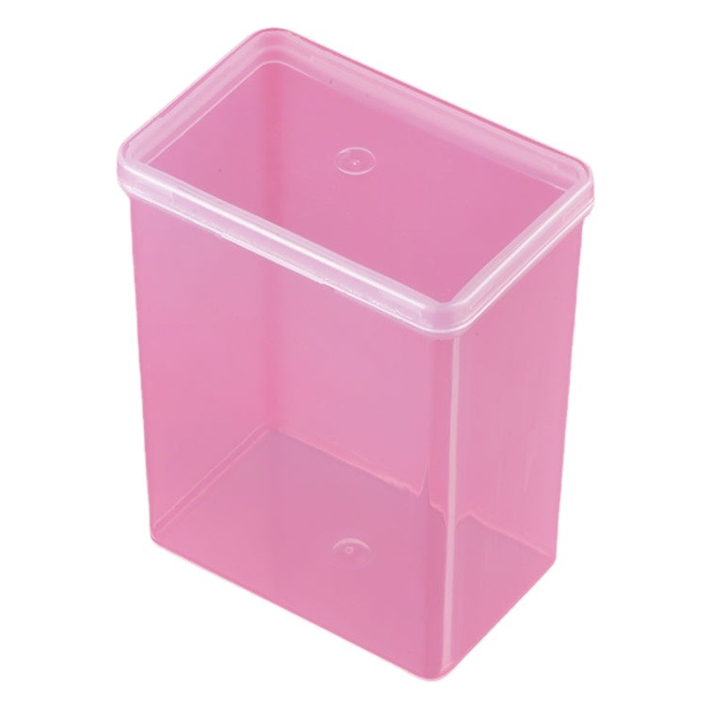 Manufacturers sell transparent plastic boxes with high thickness and lid cotton swab packaging box components storage box with large quantity and excellent price