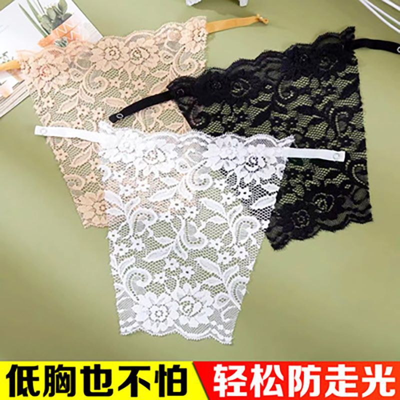 Picture of One-piece anti-light tube bra artifact lace women's seamless exquisite short sexy strapless invisible bra