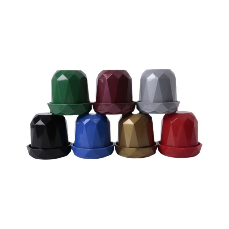 Picture of Factory spot plastic diamond color Cup new with base Dice Cup diamond surface swing Cup bar KTV Entertainment