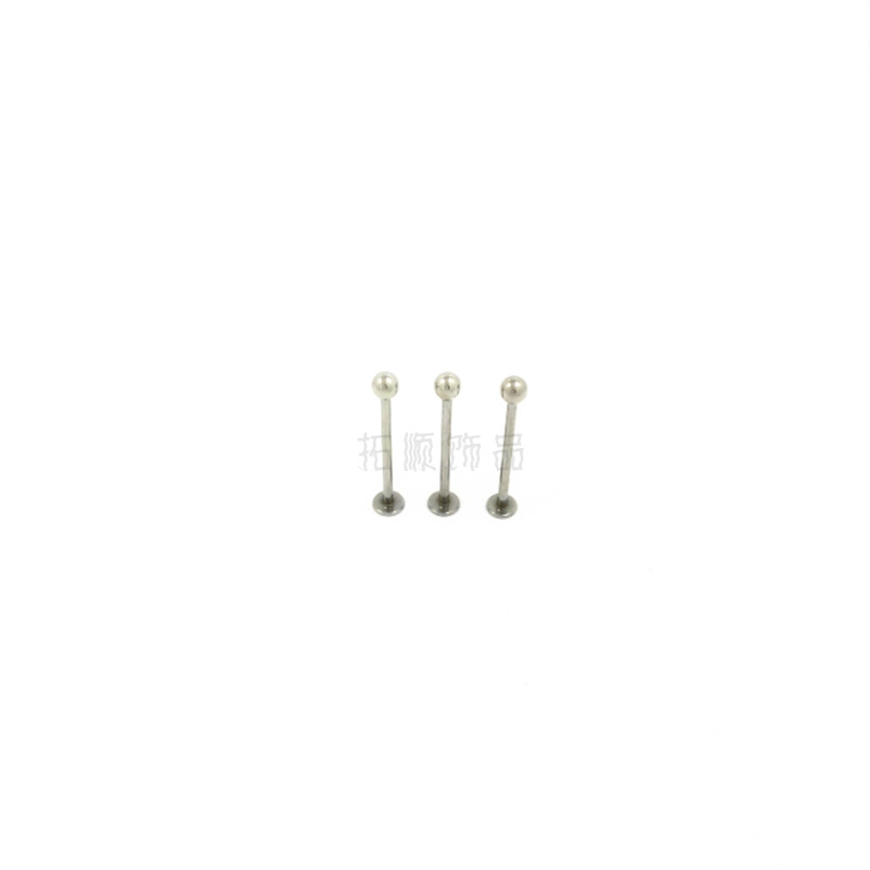 Stainless steel jewelry European and American body piercing lip nail tongue nail wholesale