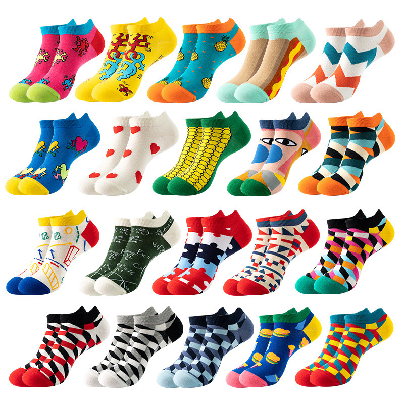 Amazon's New Socks for Women, Shallow Mouth Spring and Summer Thin Ins Cotton Socks, Trendyy Invisible Breathable Boat Socks for Men