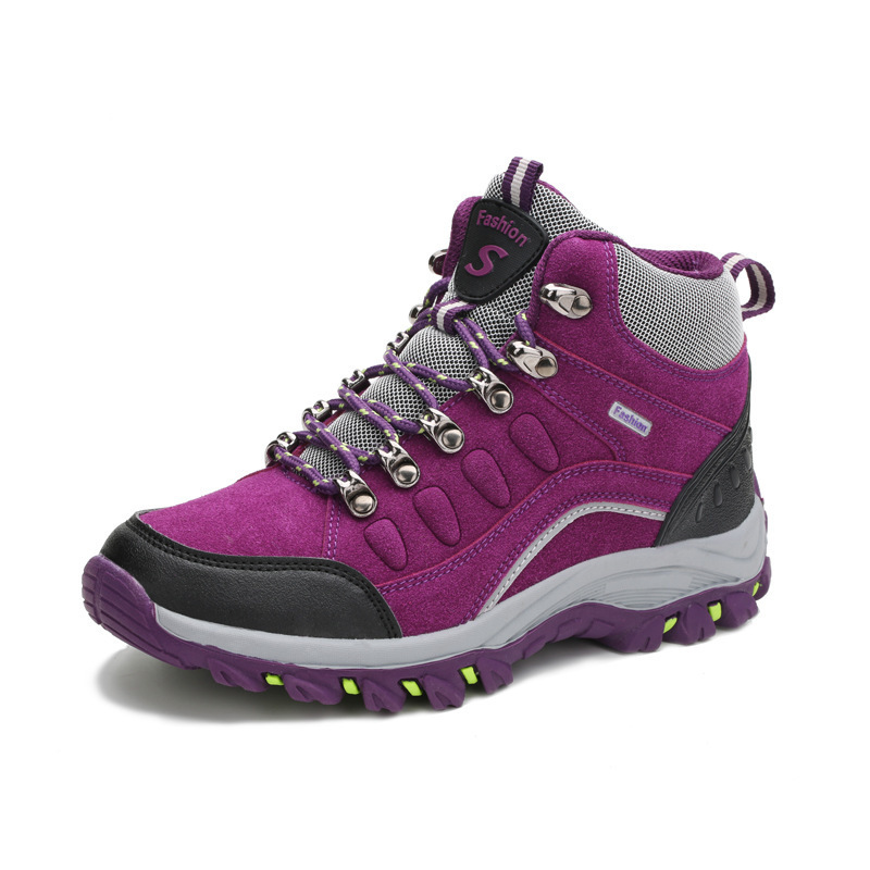 Autumn and Winter Cross-border Couple Outdoor Casual Shoes Fashion Mountaineering Shoes Sports Men's Shoes Travel Shoes 46 Large Size 3338