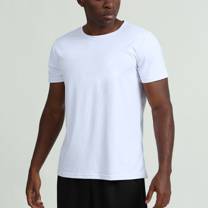 Picture of Summer Men's Short-Sleeved T-Shirt Running Fitness Sports Casual Quick-Drying Clothing Outdoor Basketball Sportswear