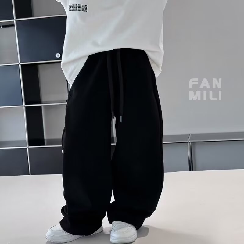Picture of Children's Wear Boys' Autumn Pants Trousers 2025 New Large Children's Spring and Autumn Loose Autumn Casual Wide Leg Pants