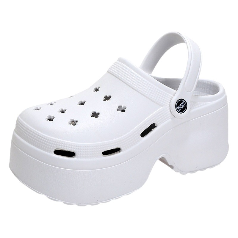 Wading Shoes Cave Shoes Outer Wear Men's Driving Women's Fashion Baotou Two-Wear Casual Beach Garden Platform Shoes Cross-Border