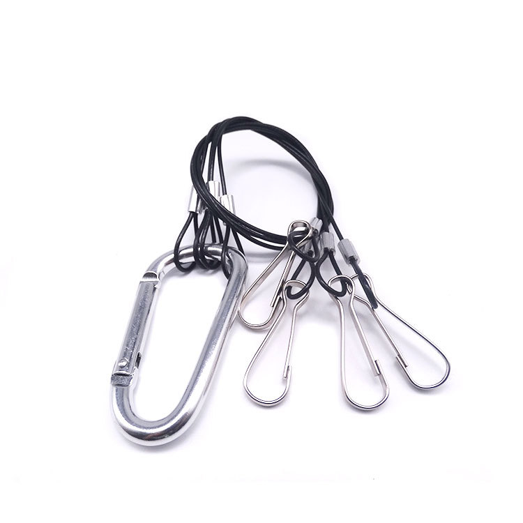 Picture of Lighting Sling Line, Plant Lamp Hook, Lamp Sling, Safety Rope, Anti-Falling Rope Line, One-To-Four Rope Lock Hook, Led