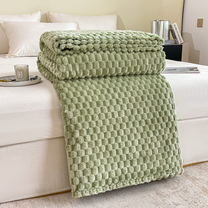 Picture of Tortoise Velvet Blanket Winter Thickened Velvet Nap Cover Blanket Bed Sheet Dormitory Student Coral Flannel Quilt