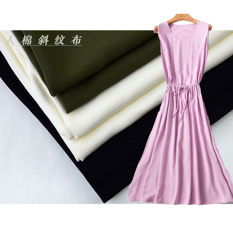 21*21 rayon viscose fabric spring and summer pendant touching cotton women's dress pajamas fabric