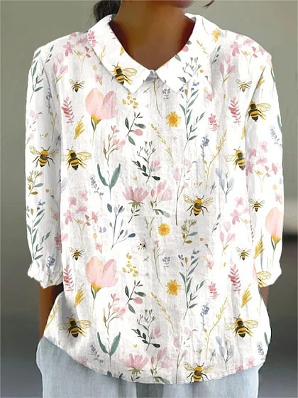 Picture of E Round Neck Pullover Summer Casual Cross-Border Women's Clothing New Amazon Printed Loose Women's Clothing Long-Sleeved Hot Sale