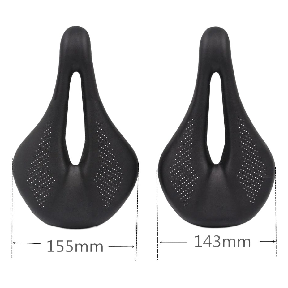 Full Carbon Fiber Mountain Bike Saddle Road Car Seat Cushion Bicycle Cushion Comfortable Leather Seat Bag