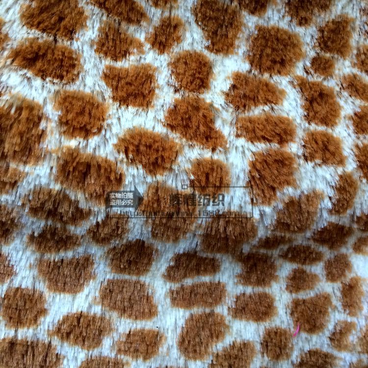 Spot supply 10 wool High PV velvet printing plain color artificial plush bunny velvet cloth toy home