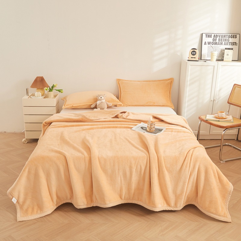 Picture of Jieliya cloud mink blanket nap blanket flannel bed sheet blanket