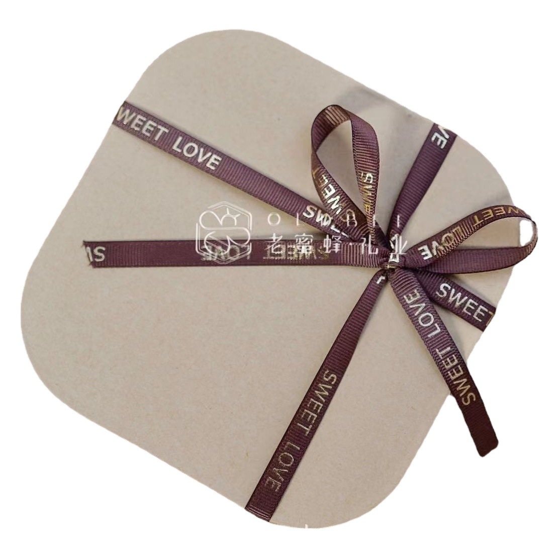 Extra hard square round corner Kraft paper box gift box gift box packaging biscuit box baking packaging