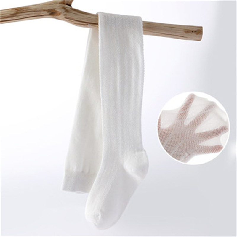 Picture of Children's pantyhose summer baby leggings mesh solid color striped baby mosquito-proof socks girls' pantyhose thin 22