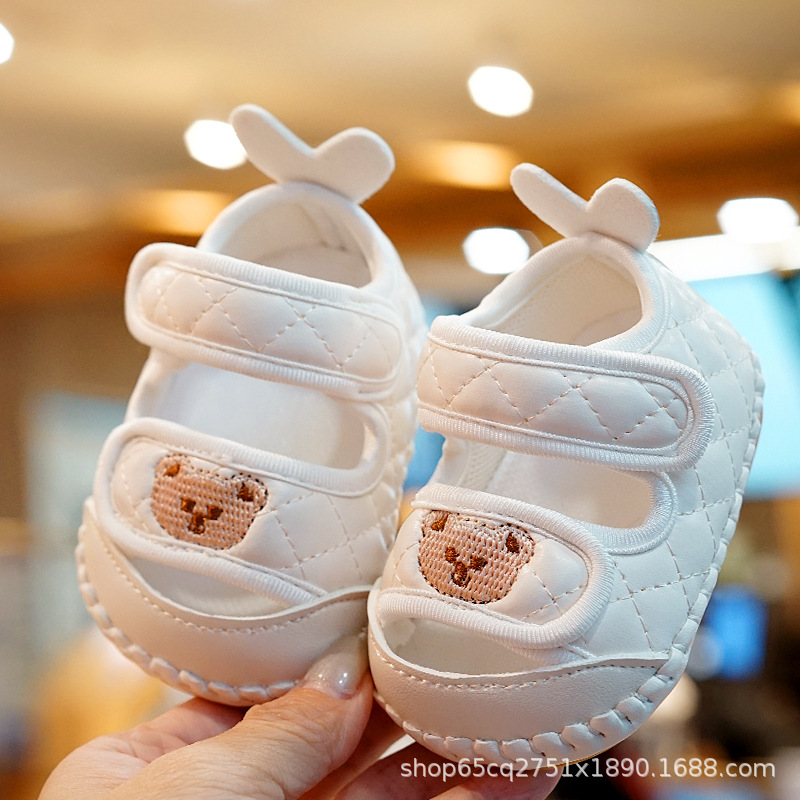 Picture of Baby Shoes Summer Sandals Soft Sole Non-slip Beginner Baby Shoes 0-1 Year Old Toddler Shoes Breathable Anti-drop