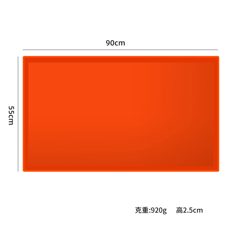 Picture of Cross-border dedicated to barbecue oven silicone oven mat baking tray protection mat outdoor camping high temperature resistant silicone barbecue mat