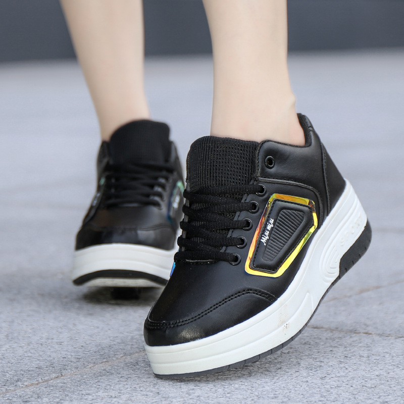 Walking shoes roller skating shoes teenagers multi-functional adult flying wheel shoes wholesale