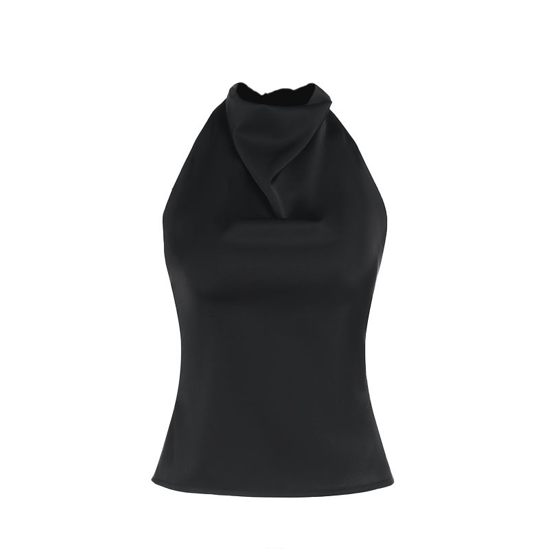 Picture of JY24641 spring 2025 new style personalized women's street style sexy hot girl all-match satin backless top women