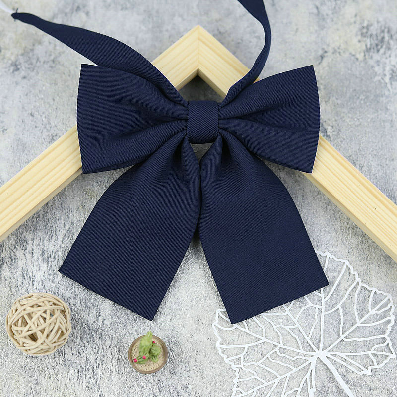 Picture of JK Uniform College Style Solid Color Female Student Bow Tie School Uniform Japanese Style Seikan Suit Bow Red Roots