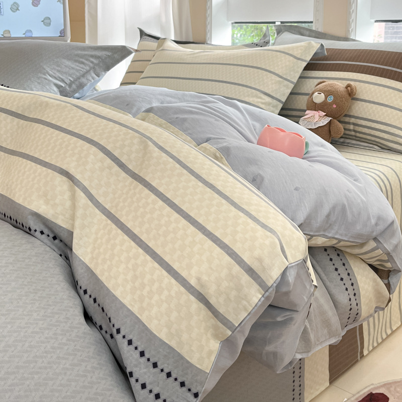 Picture of Pure cotton quilt cover single piece 100 cotton quilt cover children's spring and summer 150x 180x 200x 230 single double quilt cover