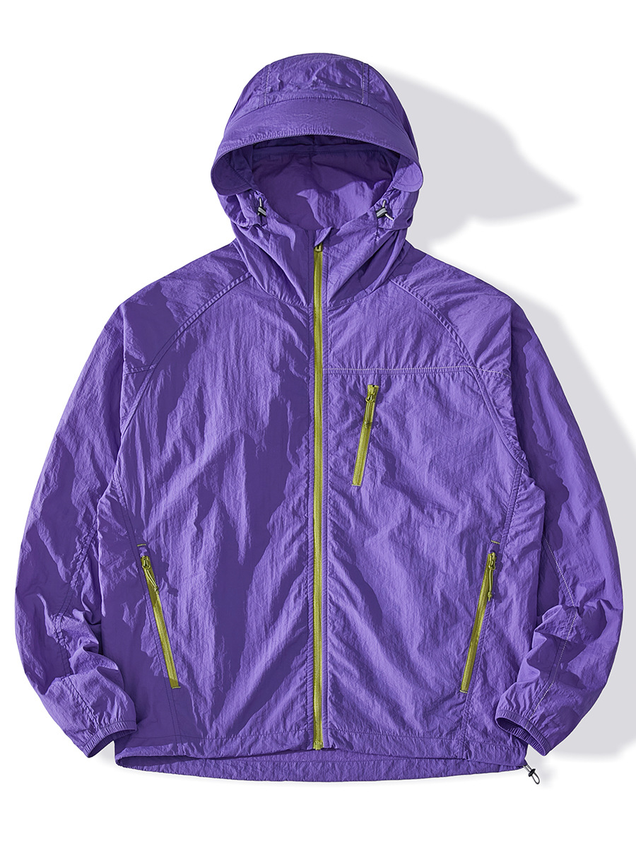 Sun-protective Clothing Mountain-based Outdoor Hiking Sun-protective Clothing Women's Waterproof and Storage Skin-resistant Summer Lightweight Top Men's Top