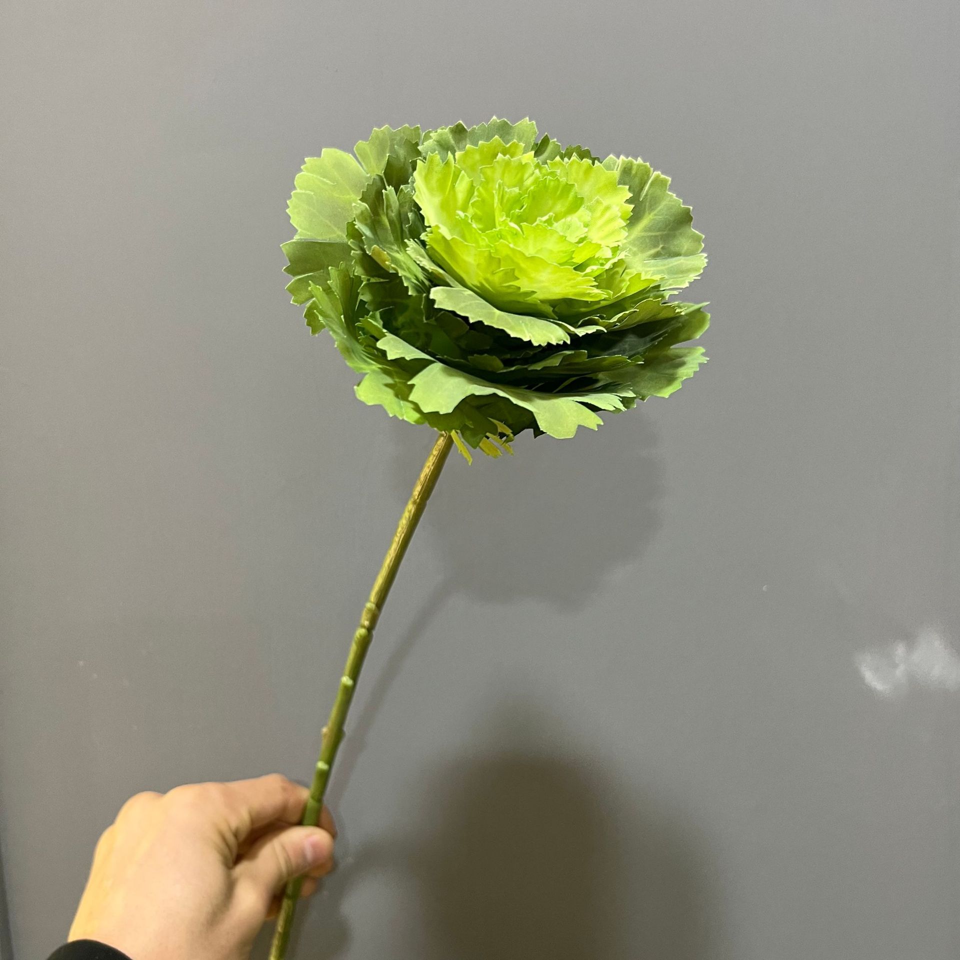 Picture of high quality Petal Simulation Flower Cabbage Simulation Vegetable Dining Table Living Room Decoration Bride Bouquet Wedding Flower