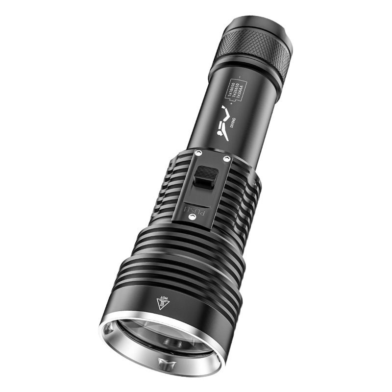 White laser BT90 new high-power diving lamp condenser long-range professional underwater lighting hand-held strong light flashlight