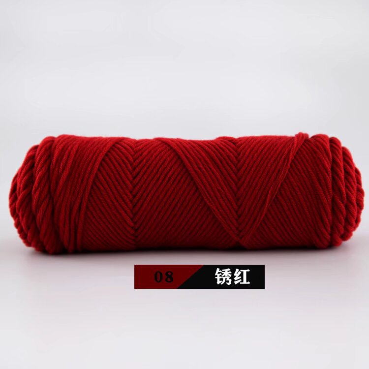 Picture of 8-Strand Lover Cotton Scarf Thread 100g Milk Cotton Baby Wool Hand-Knitted Stick Needle Thick Wool Hat Shawl Wholesale