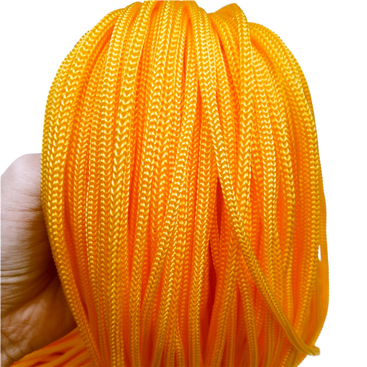 Picture of Factory spot eight-strand polypropylene pp rope can be hot-cut color portable rope packing bundle braided rope hollow tie rope