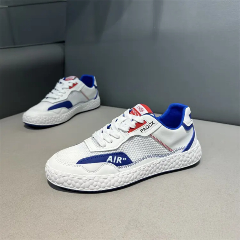All-Match Ins Personalized Fashion Comfortable Trendy Casual Shoes Campus Student Letter Trendy Men's Thick Sole Height Increasing Board Shoes for Men