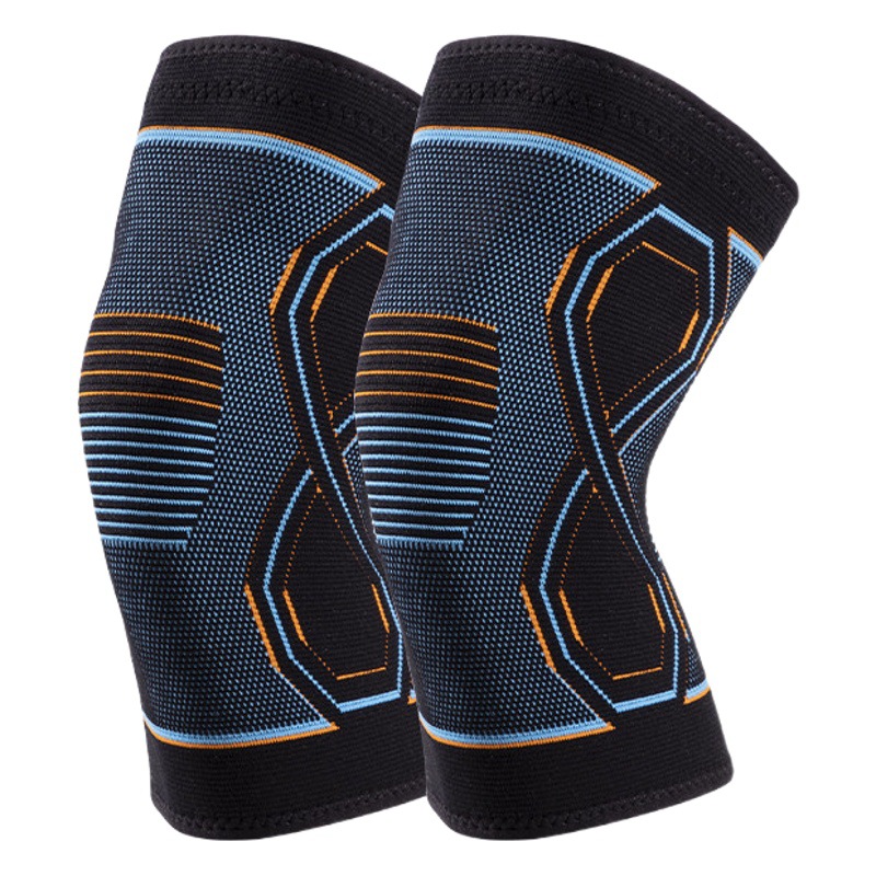 Maxi manufacturers four-sided elastic knitted Compression knee pads wholesale elastic compression protection knee sports knee pads wholesale